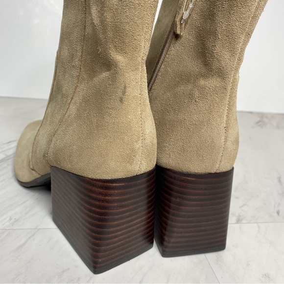 New! Blondo Salome Tan Suede Bootie 8 1/2 - Picture 9 of 15